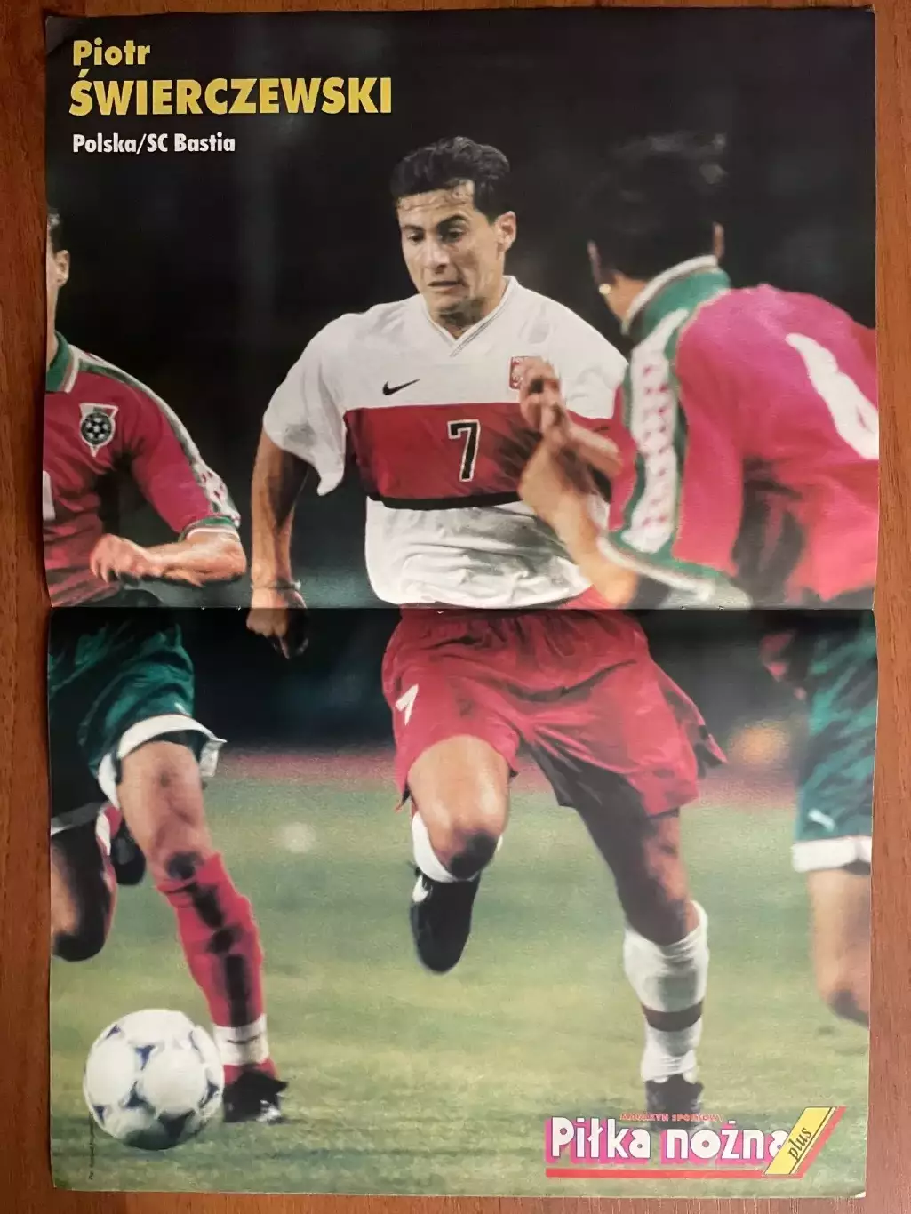 Футбол.Постер двосторонній з журналу Pilka Nozna Plus ,Тотті. 1