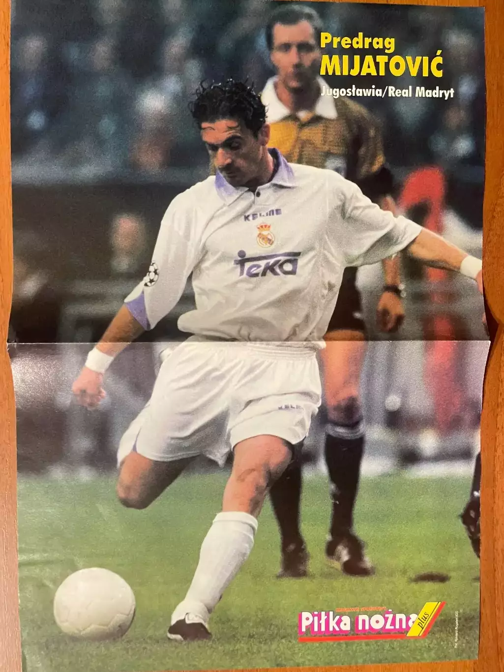 Футбол.Постер двосторонній з журналу Pilka Nozna Plus ,Міятович