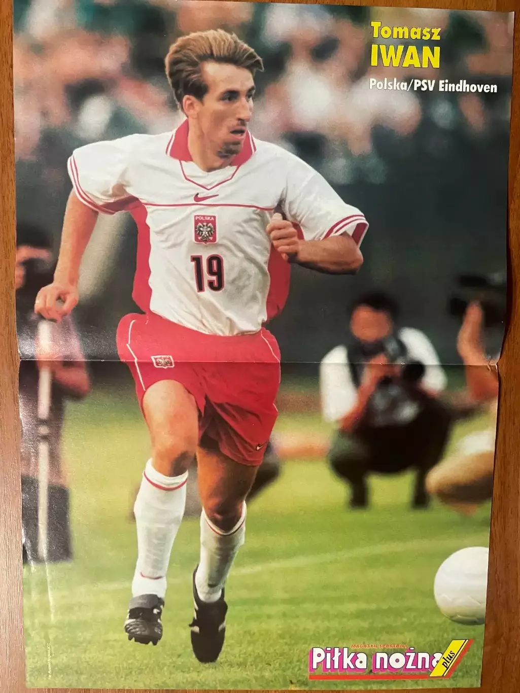 Футбол.Постер двосторонній з журналу Pilka Nozna Plus ,Міятович 1