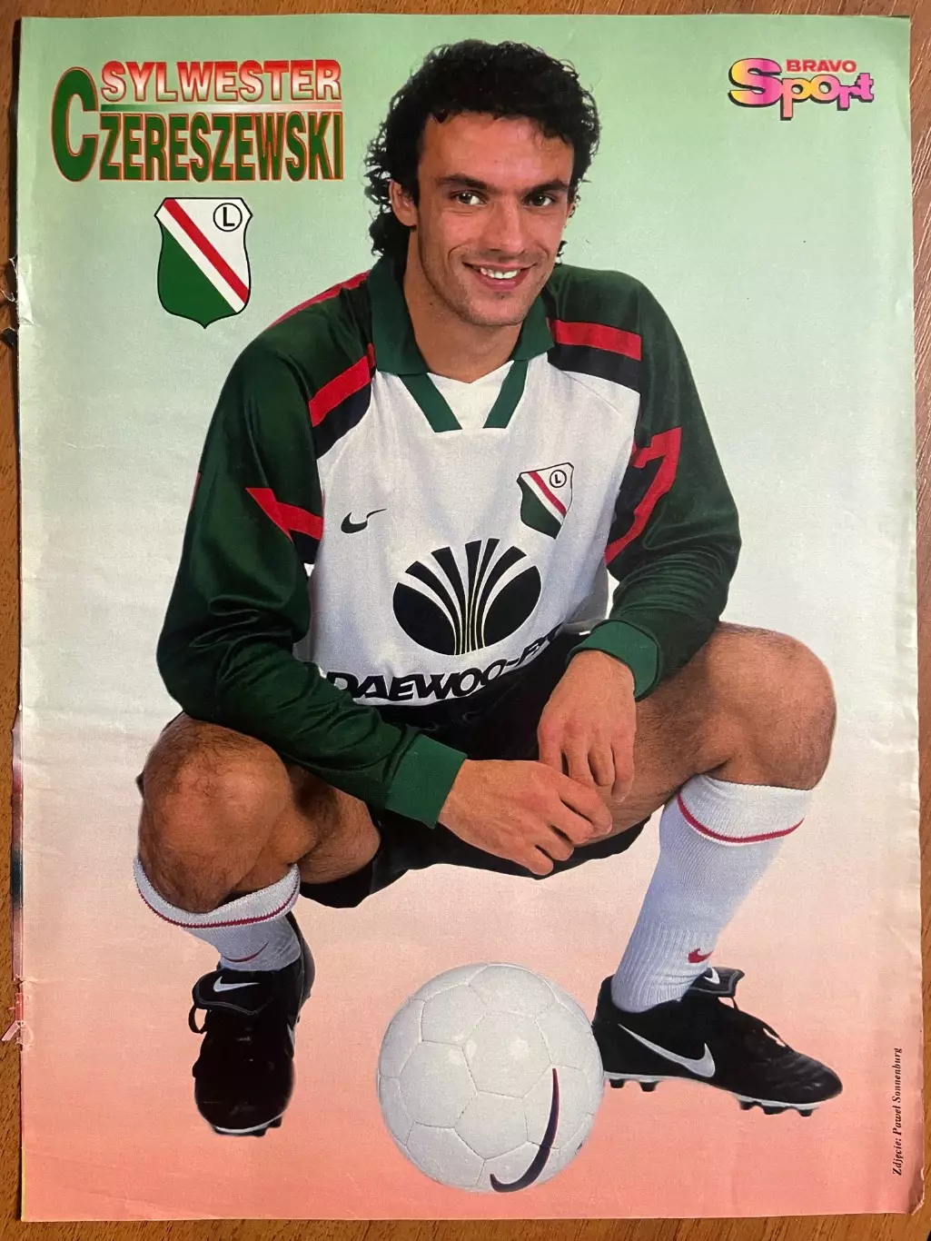 Футбол.Постер з журналу Bravo Sport.Черешевскі