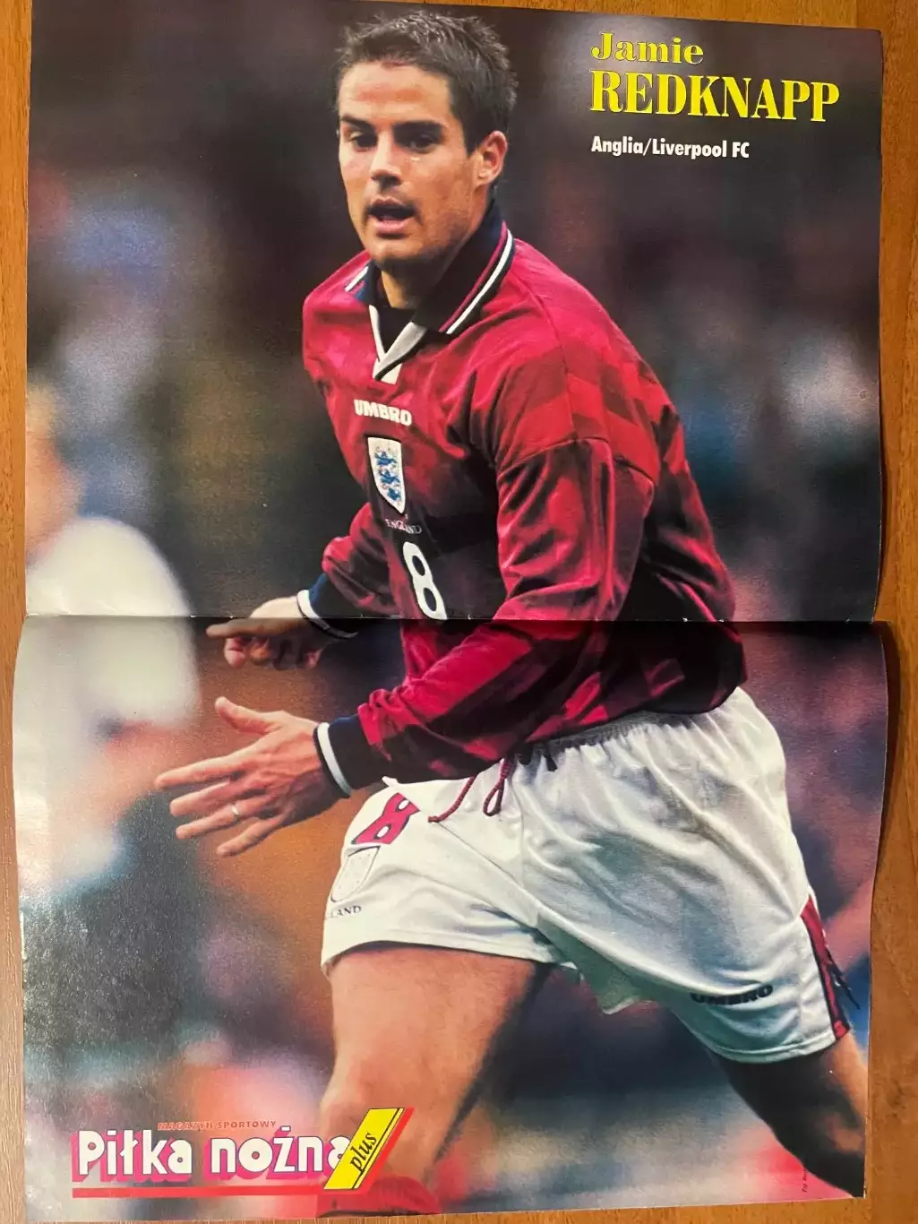 Футбол.Постер двосторонній з журналу Pilka Nozna Plus ,Реднап,Йерро