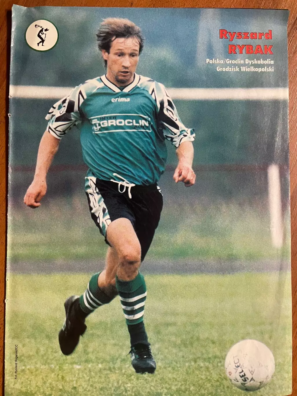 Футбол.Постер двосторонній з журналу Pilka Nozna Де Бур 1