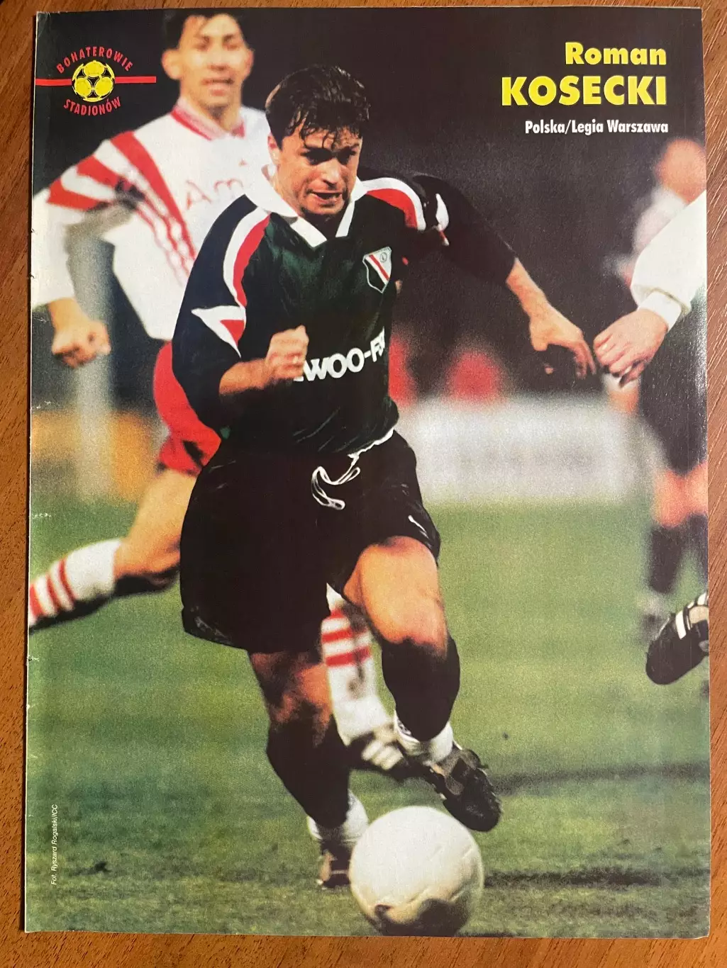 Футбол.Постер двосторонній з журналу Pilka Nozna Недвед,Дель Пьєро 2