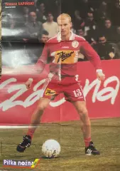 Футбол.Постер ,плакат двосторонній з журналу Pilka Nozna Plus Лапінскі.