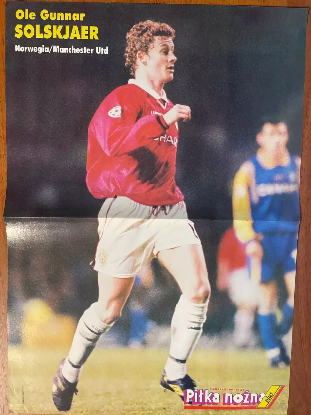 Футбол.Постер двосторонній з журналу Pilka Nozna Plus Дель Пьеро,Сульшер 1