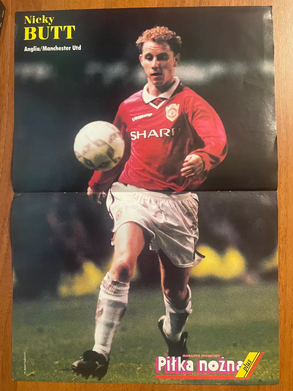 Футбол.Постер двосторонній з журналу Pilka Nozna Plus Батт