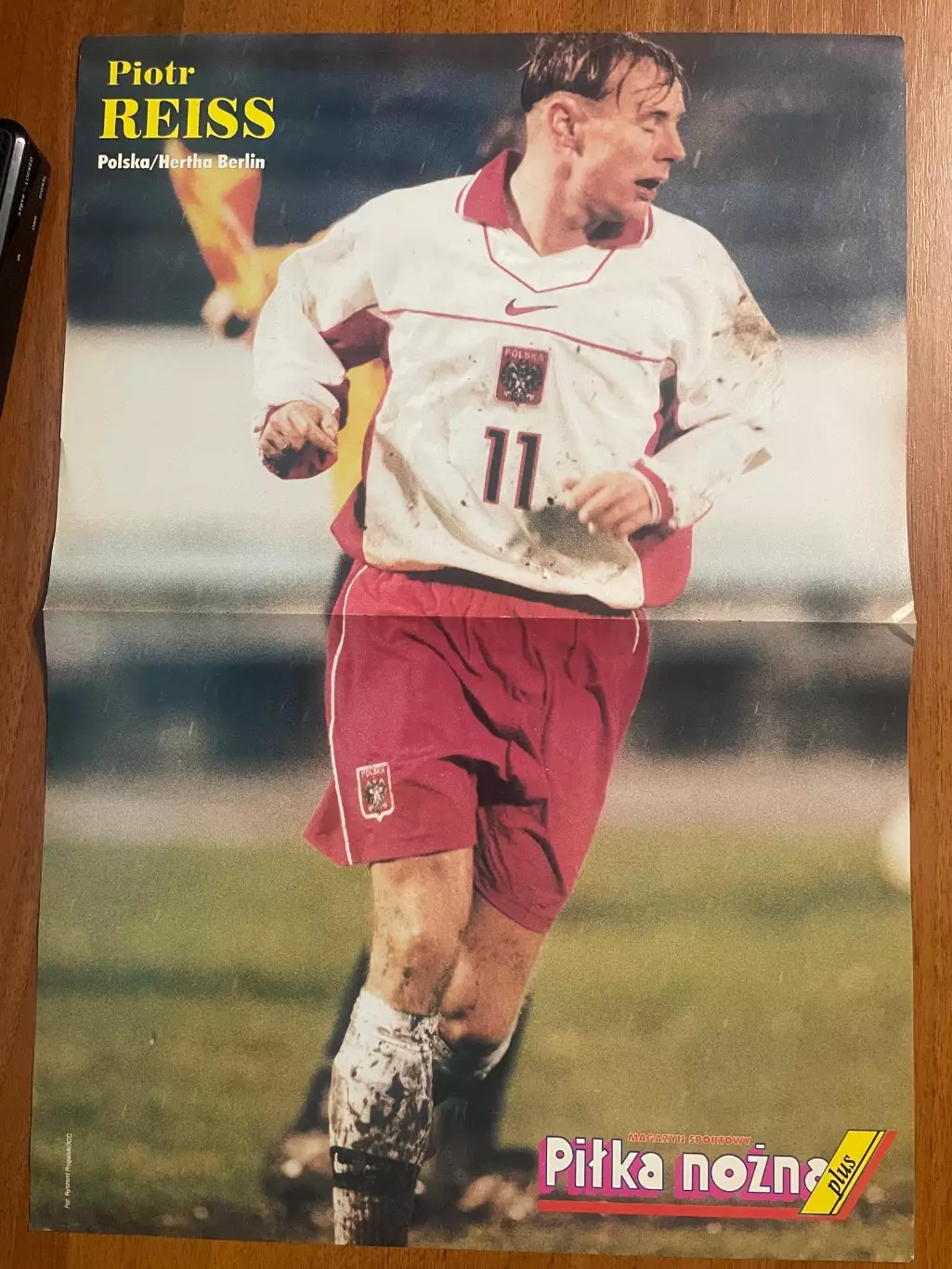 Футбол.Постер двосторонній з журналу Pilka Nozna Plus Батт 1