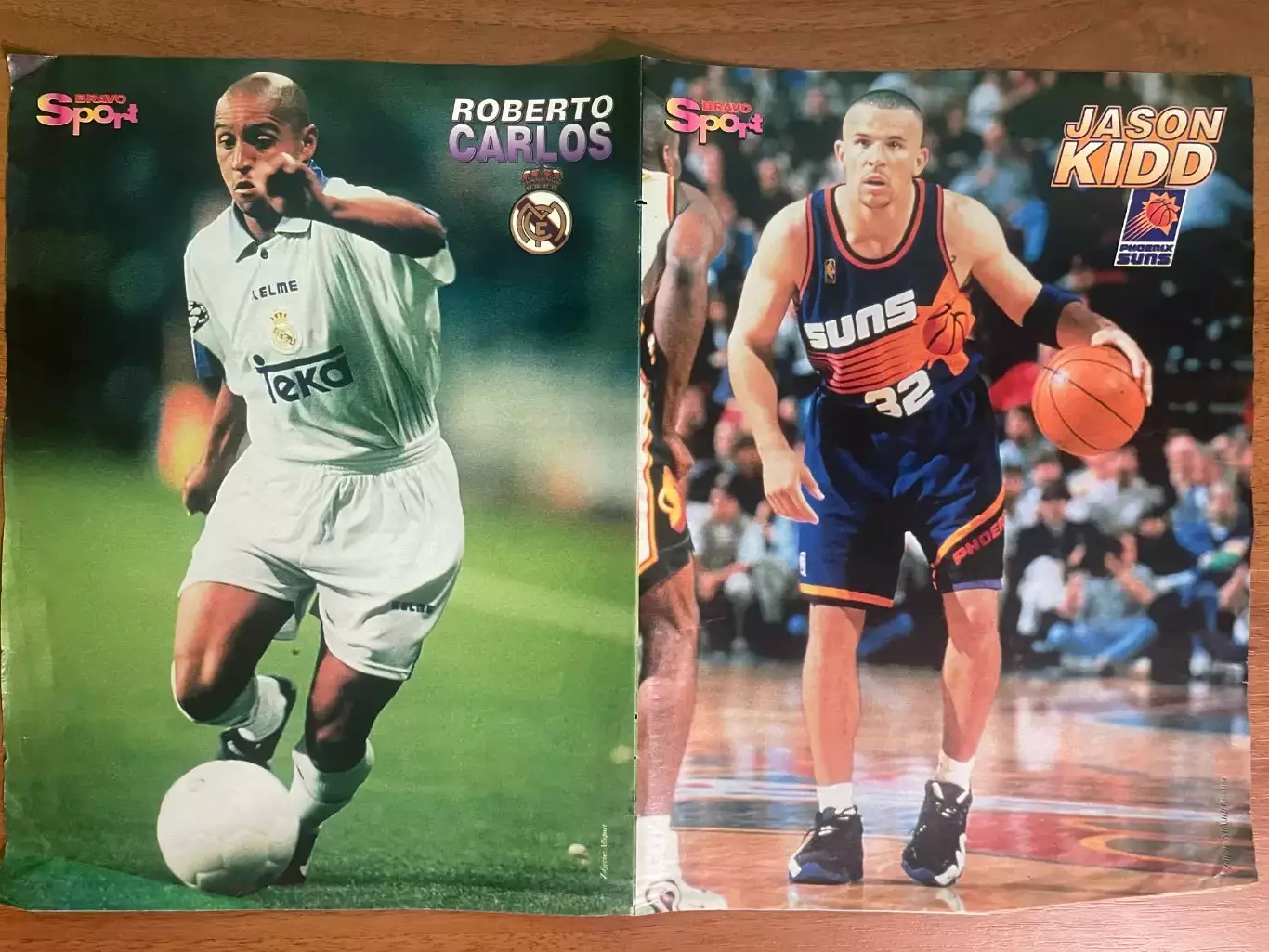 Футбол.Постер двосторонній з журналу Bravo Sport Шмейхель,Карлос 1