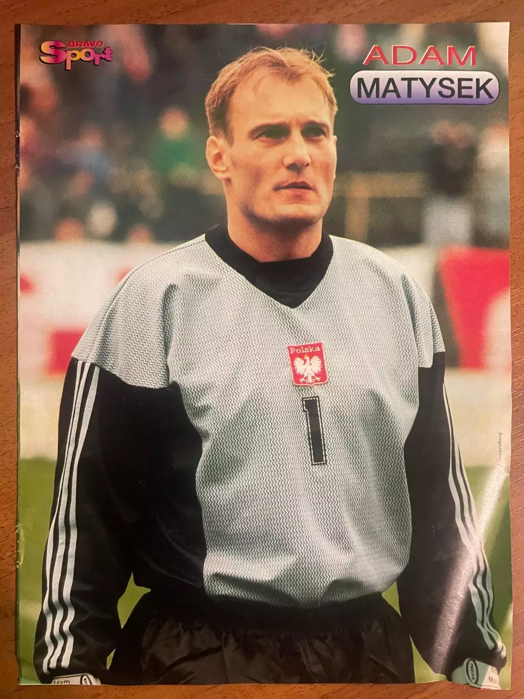 Футбол.Постер двосторонній з журналу Bravo Sport Рівалдо,Брайант 1