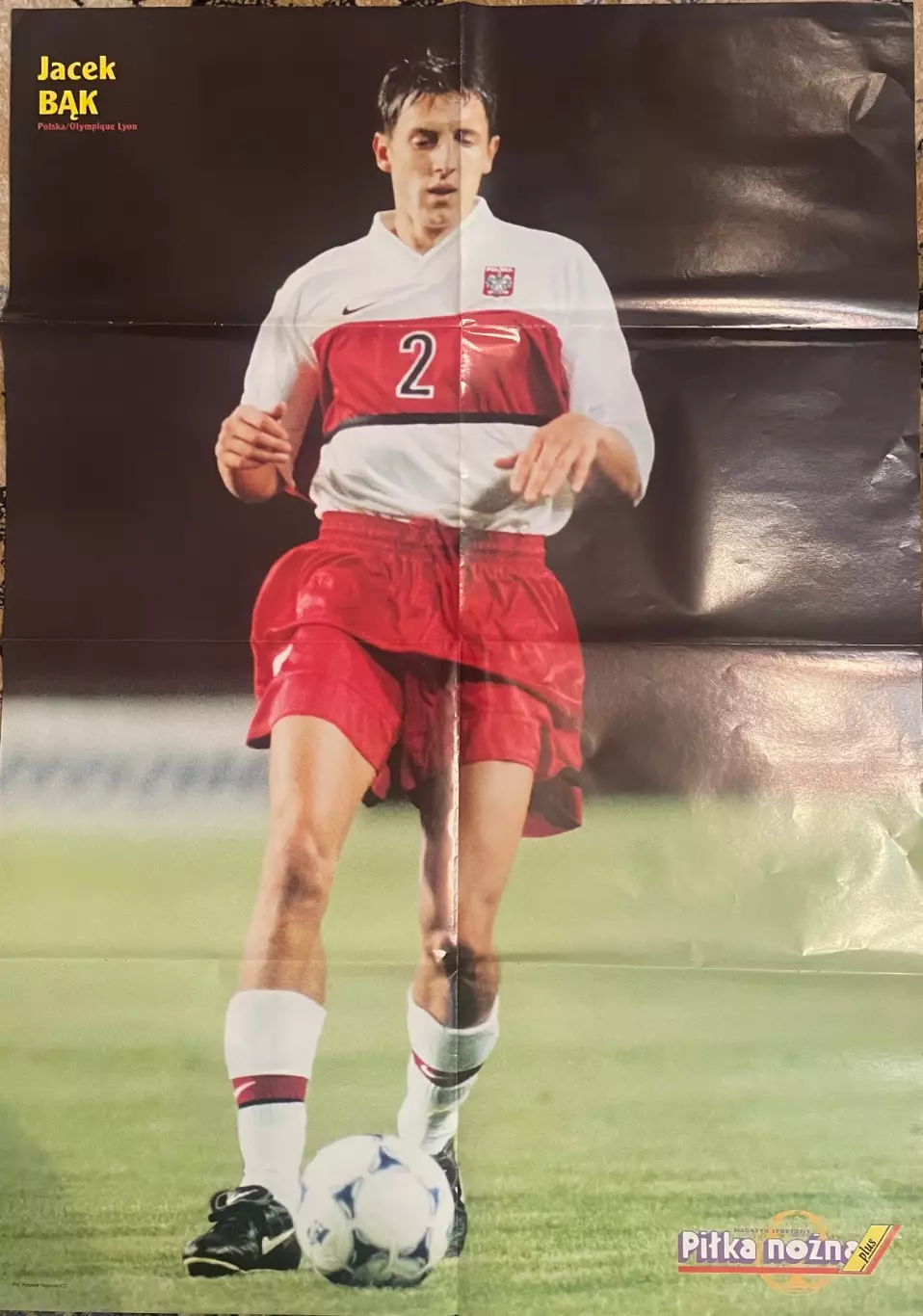 Футбол.Постер двосторонній з журналу Pilka Nozna Plus Зелінскі