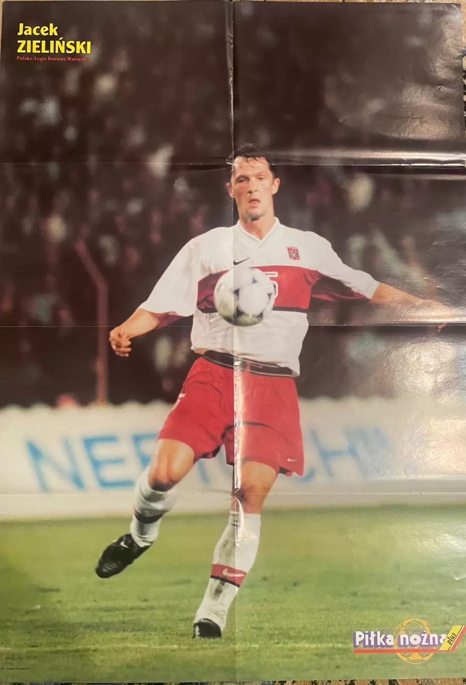 Футбол.Постер двосторонній з журналу Pilka Nozna Plus Зелінскі 1