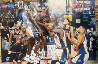 Футбол.Постер двосторонній з журналу Bravo Sport NBA.