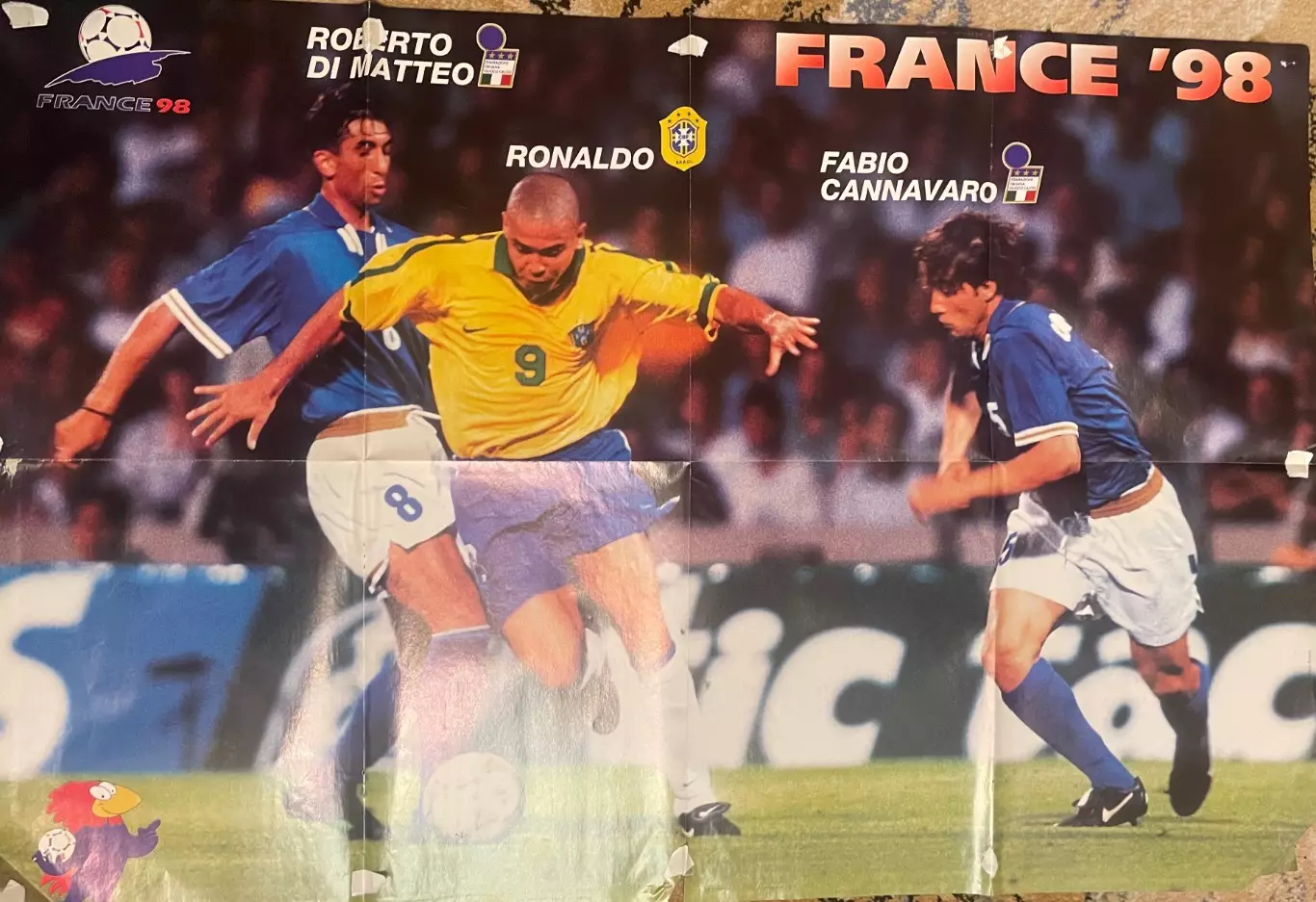 Футбол.Постер ,плакат ,календар ЧС 98 1