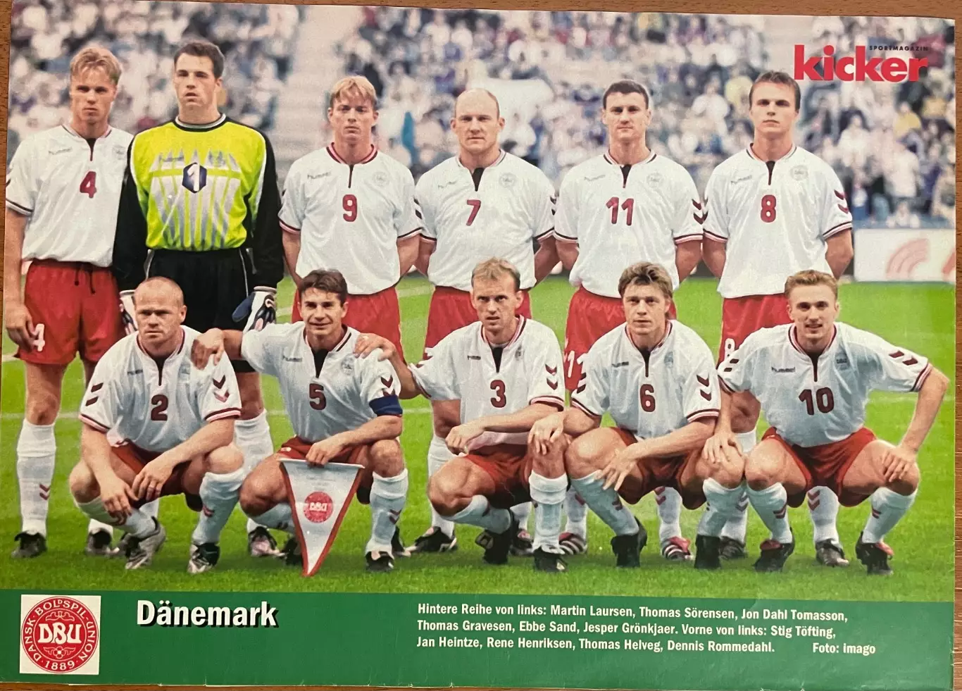 Постер з журналу Kicker/Кікер.Данія.