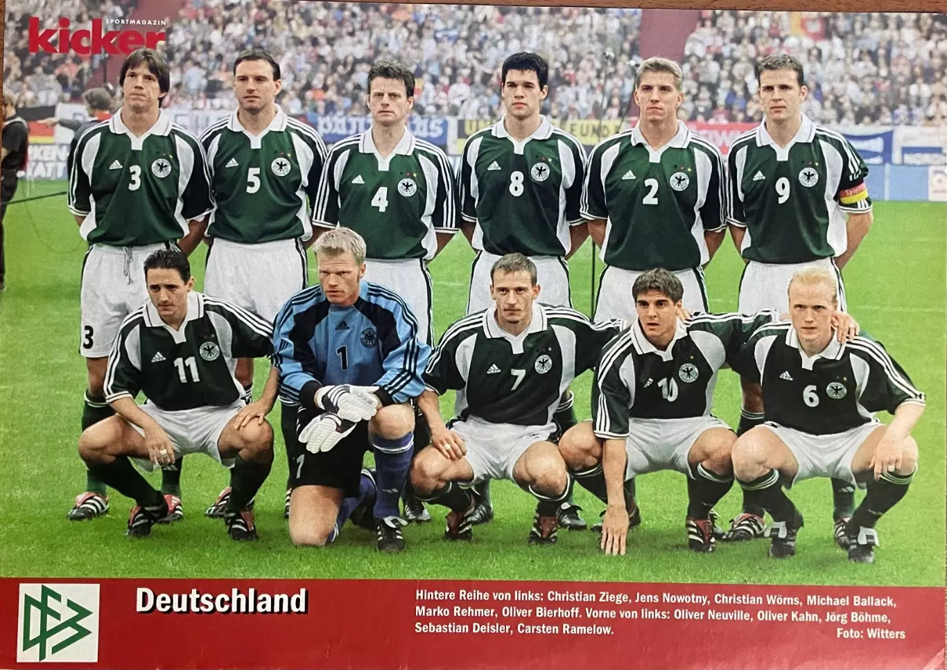 Постер з журнала Kicker/Кікер.Німеччина.