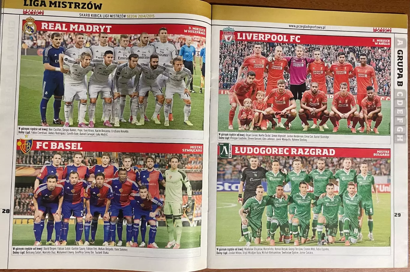 Журнал. Футбол .Skarb Kibica.Спецвипуск.Ліга Чемпіонів 2014/2015 2
