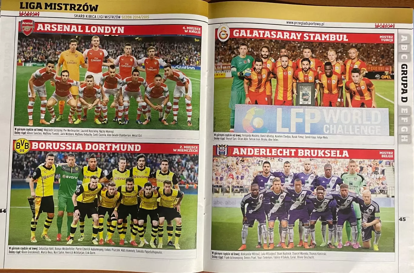 Журнал. Футбол .Skarb Kibica.Спецвипуск.Ліга Чемпіонів 2014/2015 4
