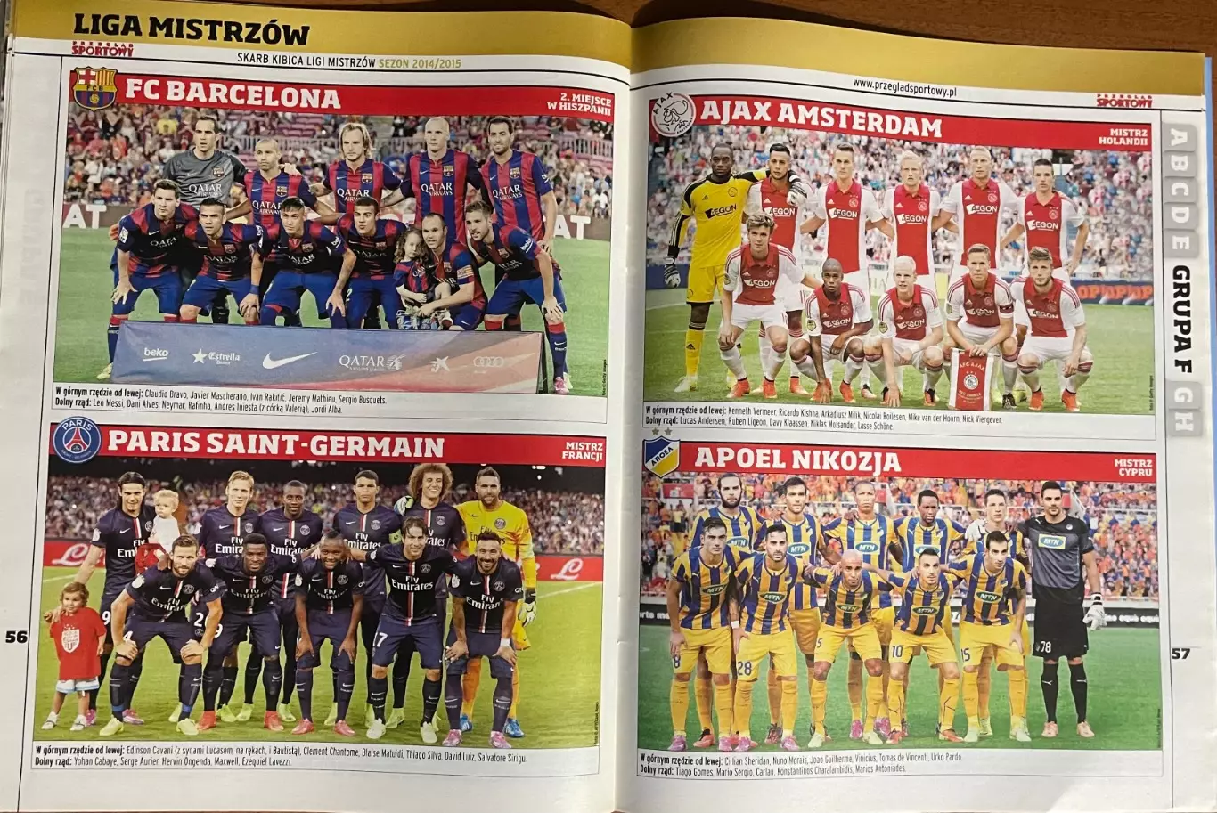 Журнал. Футбол .Skarb Kibica.Спецвипуск.Ліга Чемпіонів 2014/2015 5