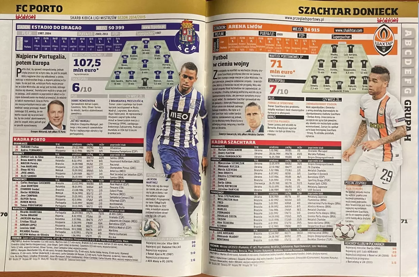 Журнал. Футбол .Skarb Kibica.Спецвипуск.Ліга Чемпіонів 2014/2015 7