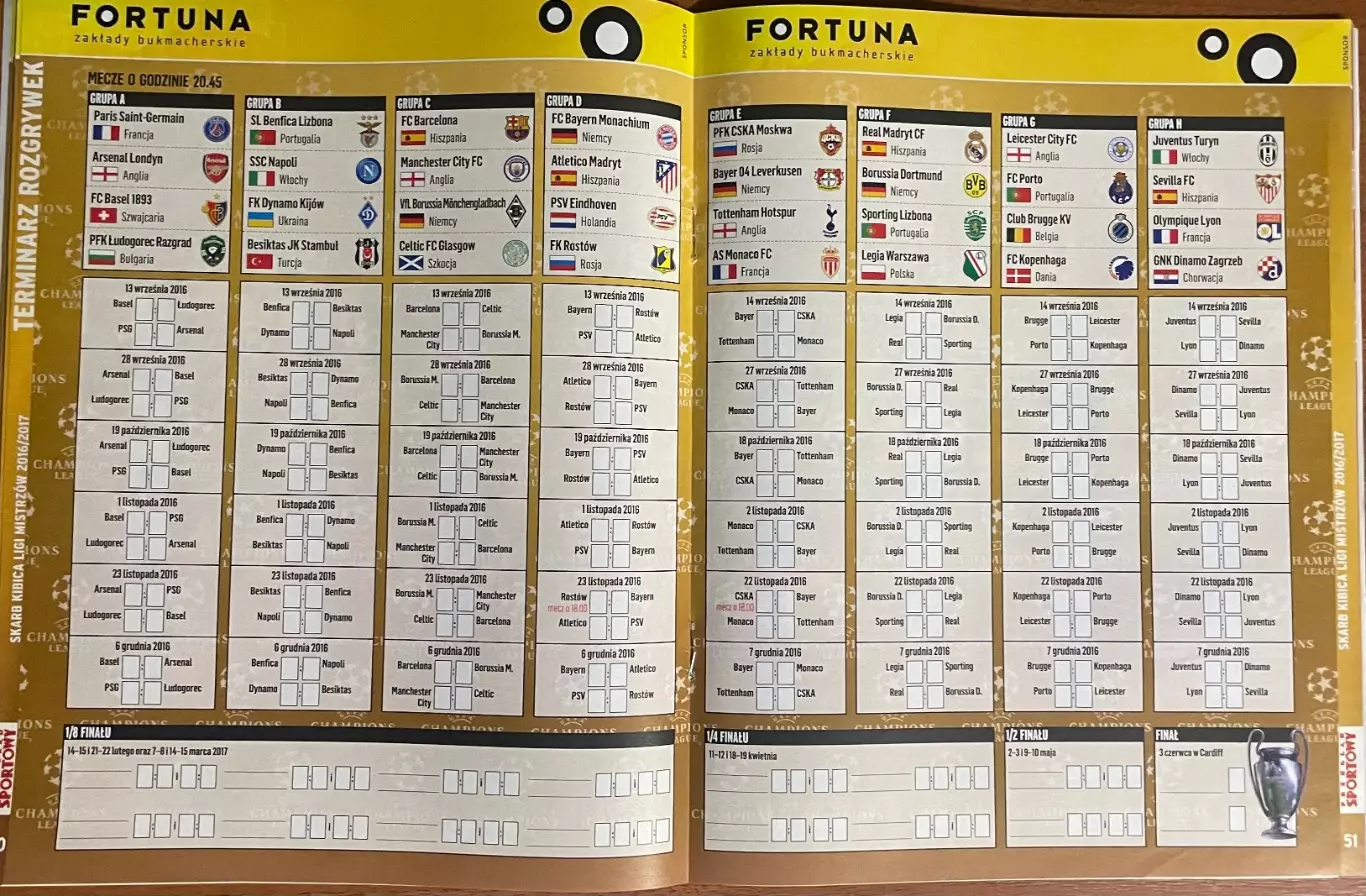 Журнал. Футбол .Skarb Kibica.Спецвипуск.Ліга Чемпіонів 2016/2017 2