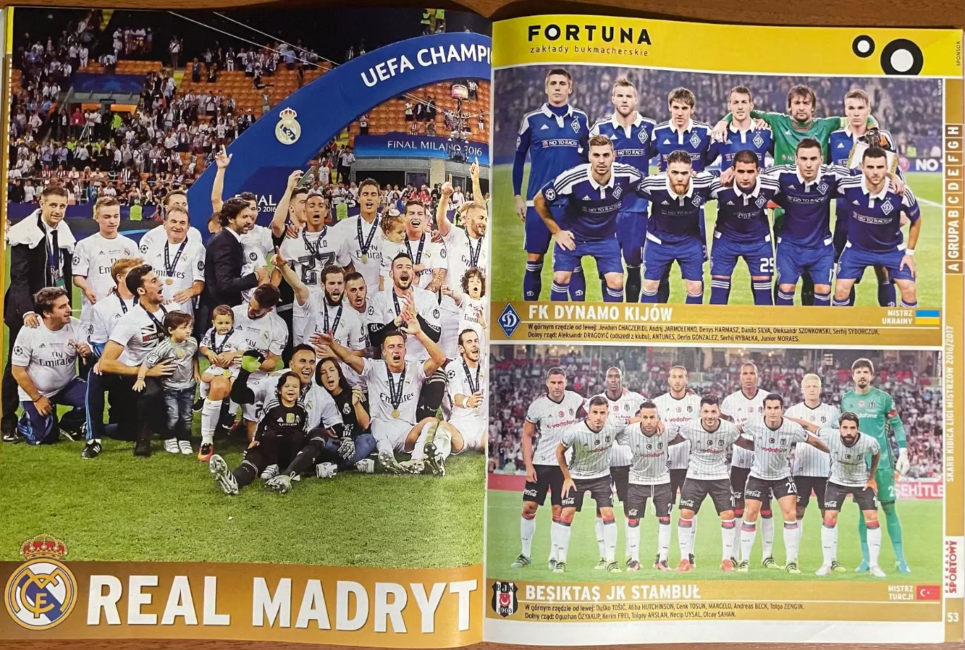 Журнал. Футбол .Skarb Kibica.Спецвипуск.Ліга Чемпіонів 2016/2017 3