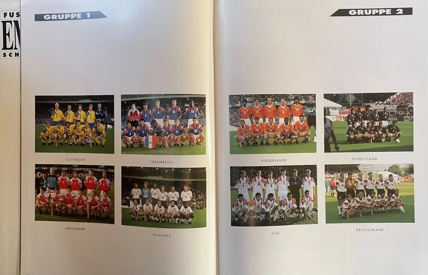 Футбол.Книга-фотоальбом.Чемпіонат Європи. 1992. 1