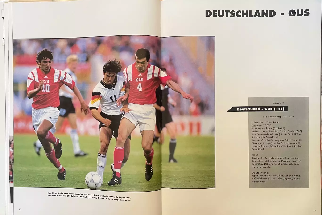 Футбол.Книга-фотоальбом.Чемпіонат Європи. 1992. 4