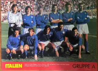 Футбол. Постер. Італія. 1990