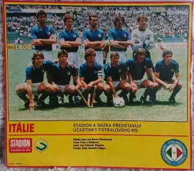 Футбол. Постер з журналу Стадіон. /Stadion Італія