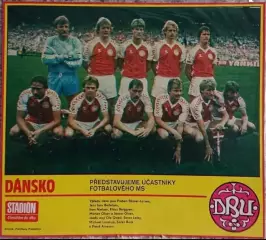 Футбол. Постер зжурналу Стадіон. /Stadion Данія