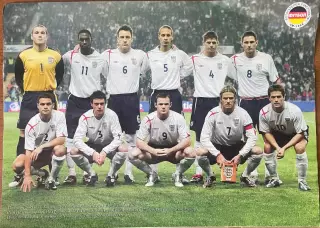 Футбол.Постер Англія 2006.