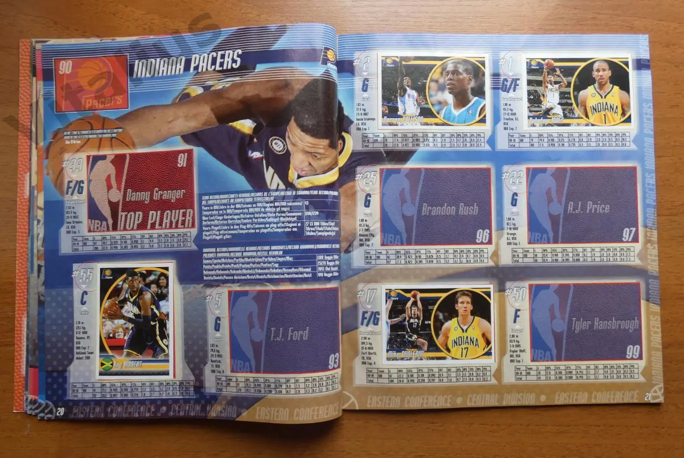 Альбом наклеек НБА 2010/11 Панини NBA Panini - неполный (105 из 378 наклеек) 3