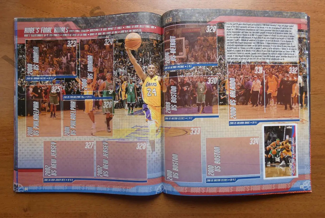 Альбом наклеек НБА 2010/11 Панини NBA Panini - неполный (105 из 378 наклеек) 4