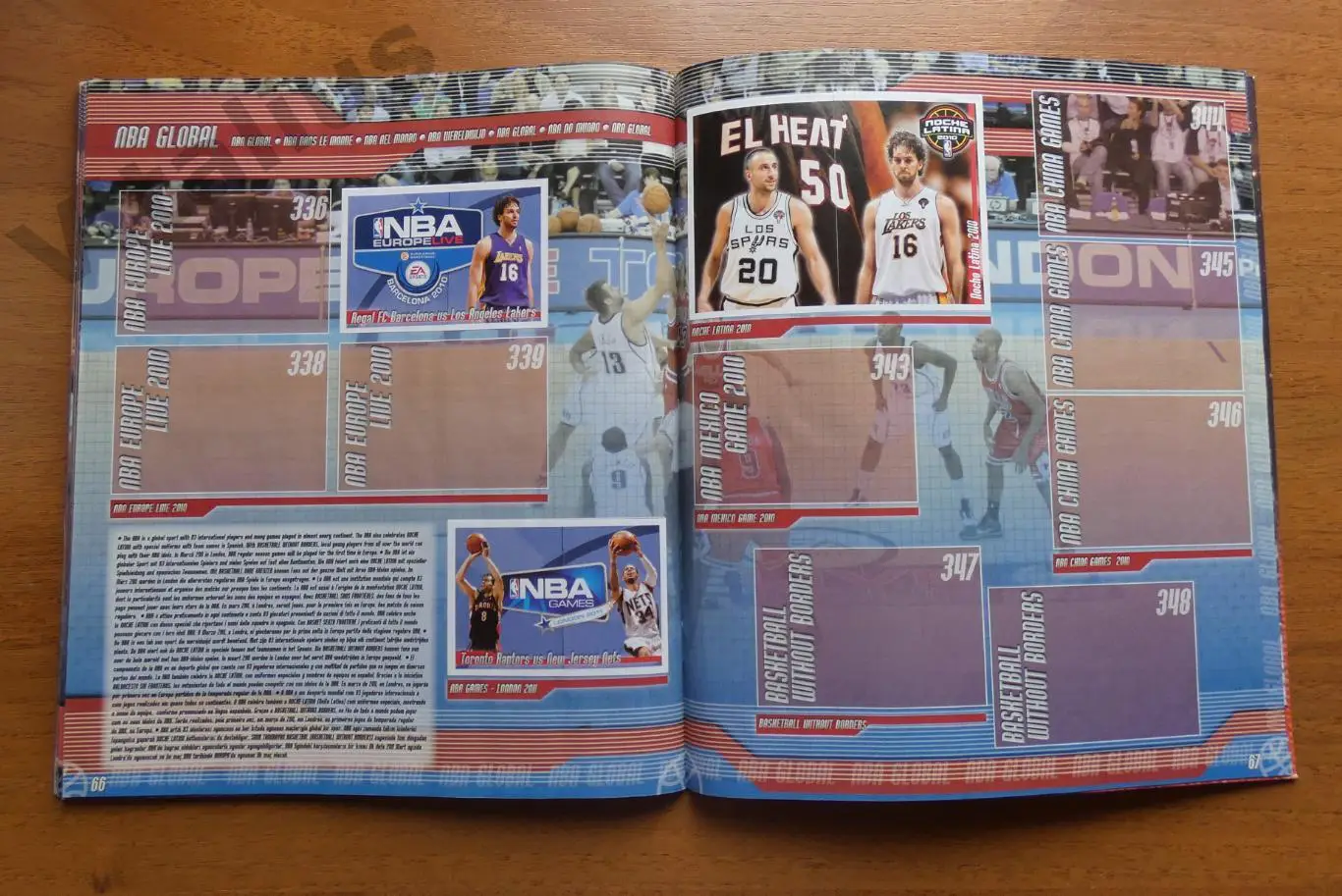 Альбом наклеек НБА 2010/11 Панини NBA Panini - неполный (105 из 378 наклеек) 5