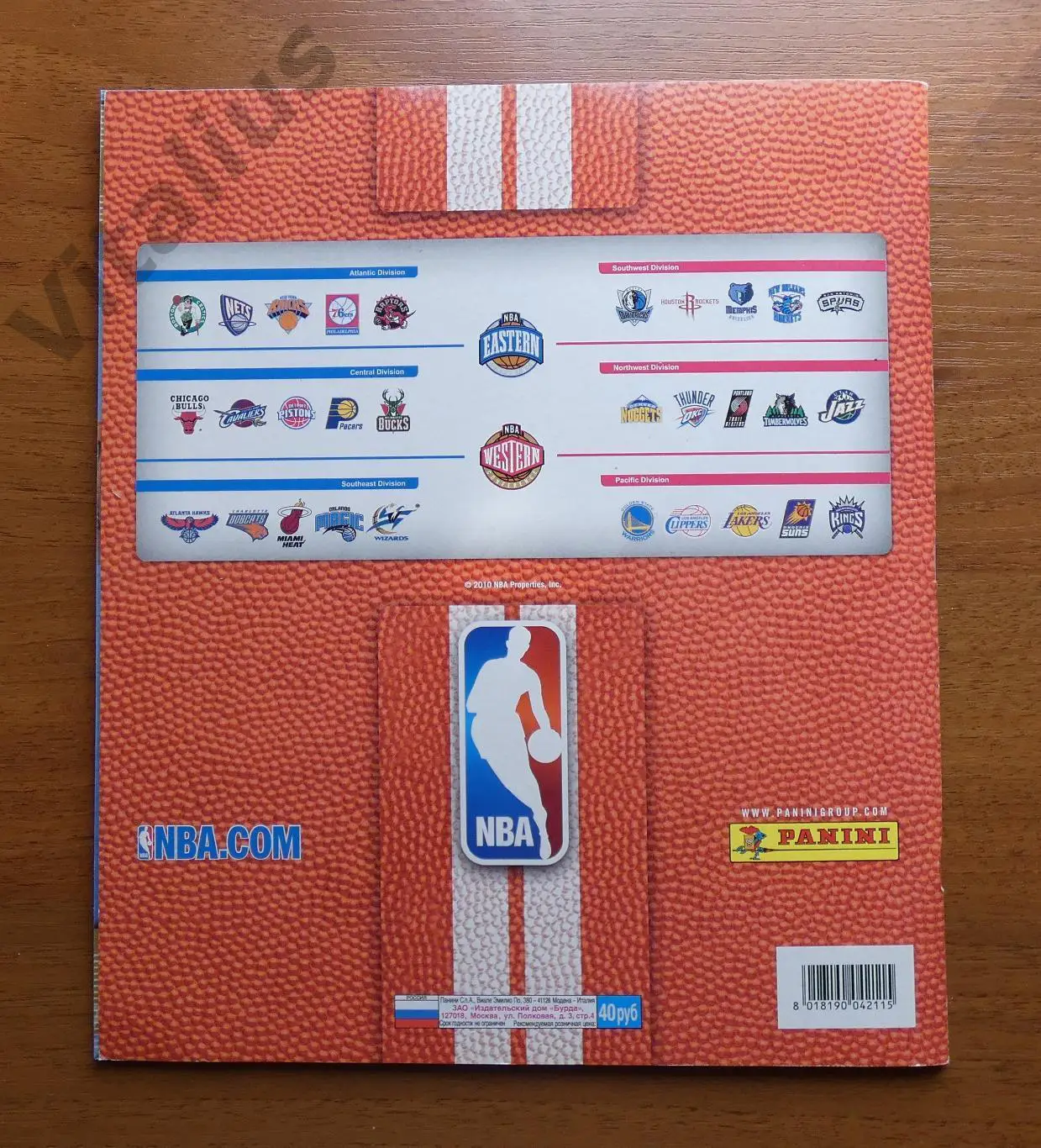 Альбом наклеек НБА 2010/11 Панини NBA Panini - неполный (105 из 378 наклеек) 7