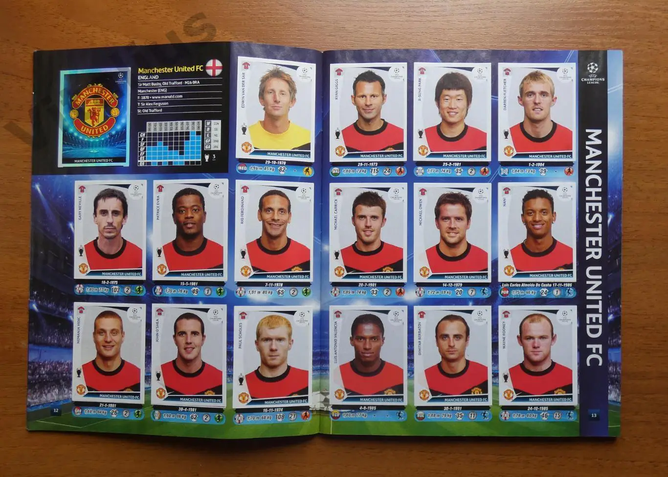 Альбом с наклейками ЛЧ 2009-2010 Панини Panini - заполнен полностью 2