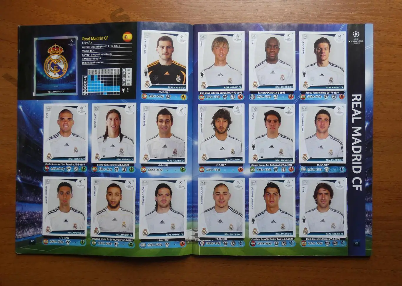 Альбом с наклейками ЛЧ 2009-2010 Панини Panini - заполнен полностью 4