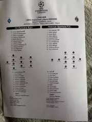 Протокол Динамо Киев - хамрун спартанс