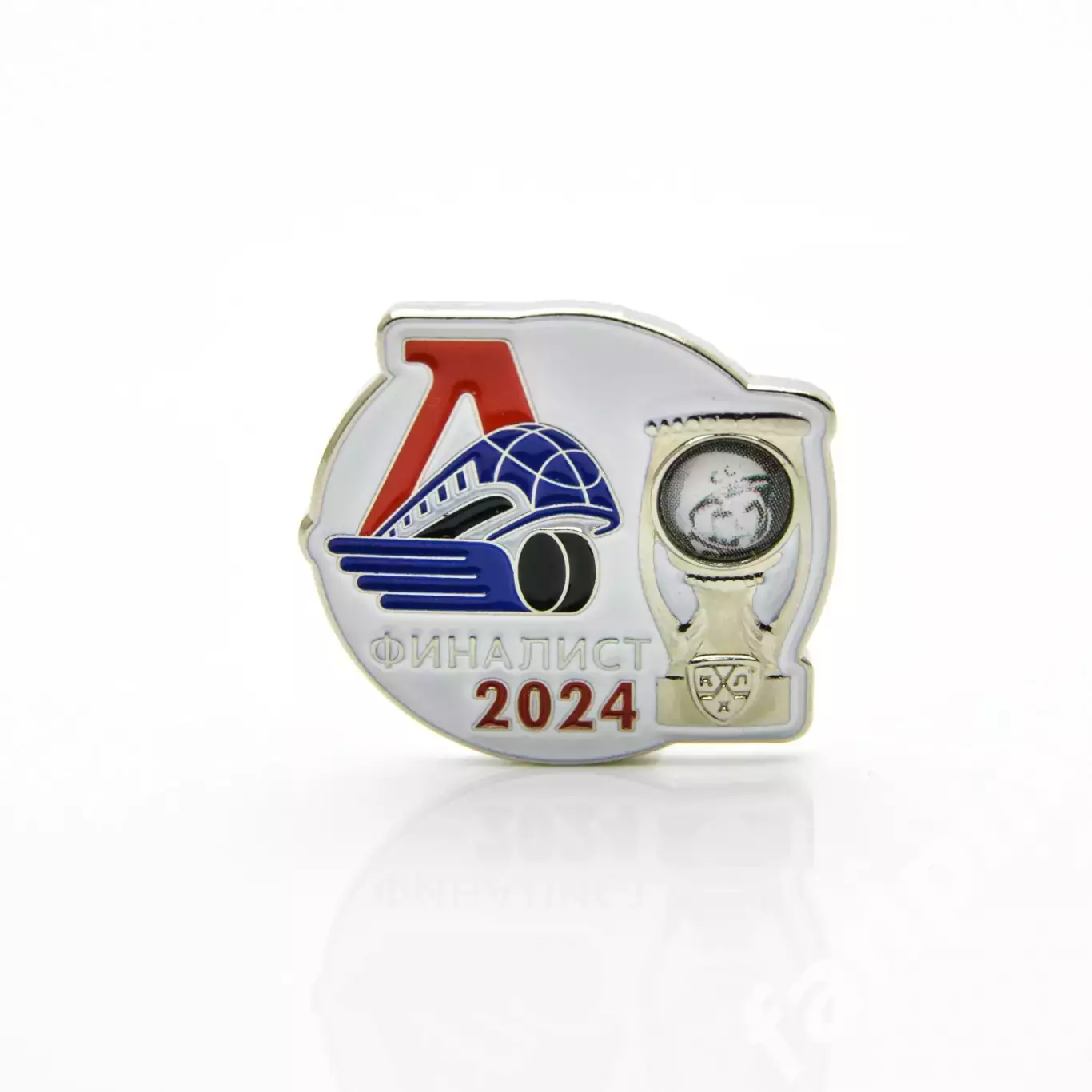 Значок ХК Локомотив (Ярославль) - финалист кубка Гагарина 2024