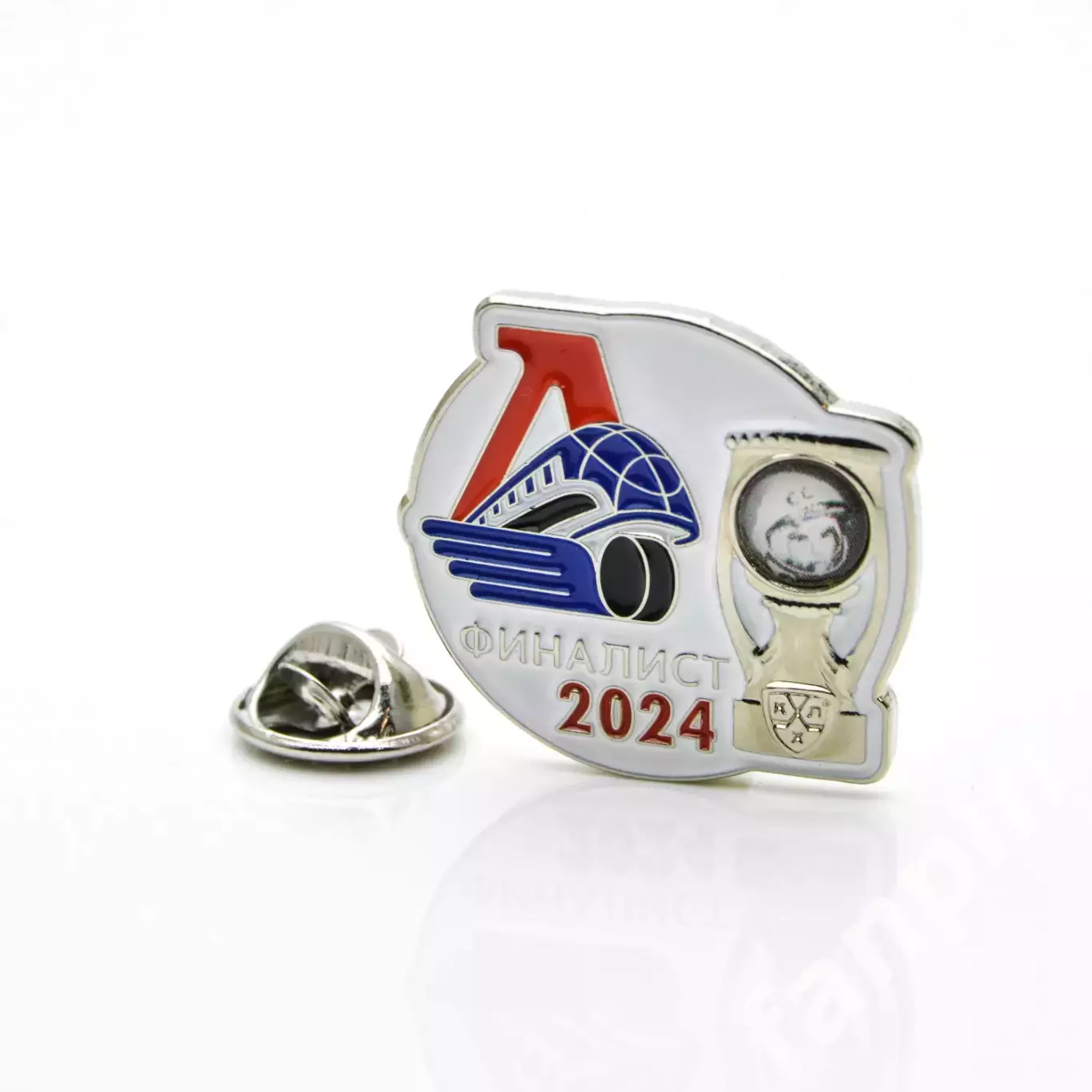 Значок ХК Локомотив (Ярославль) - финалист кубка Гагарина 2024 1