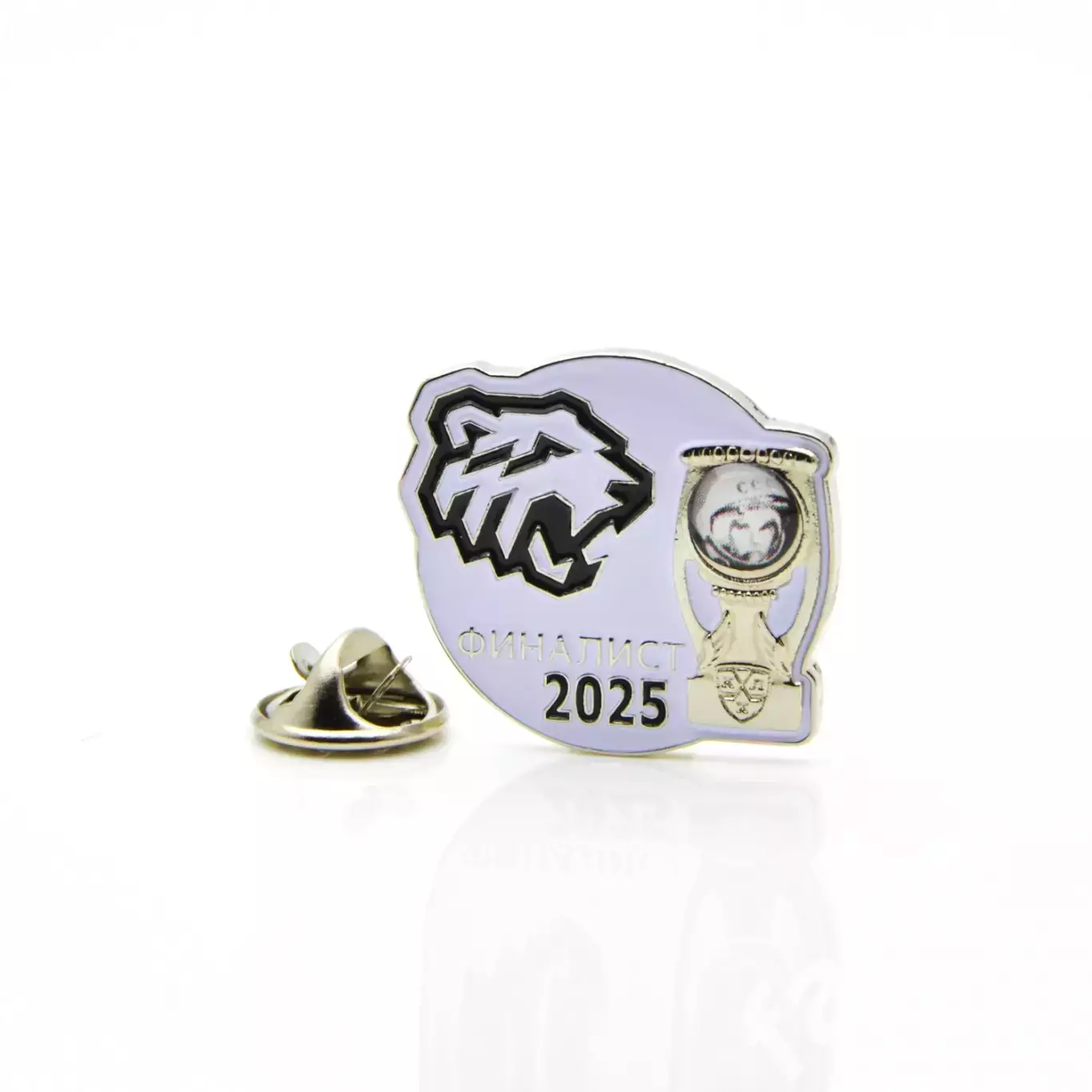 Значок ХК Трактор (Челябинск) - финалист кубка Гагарина 2025 1