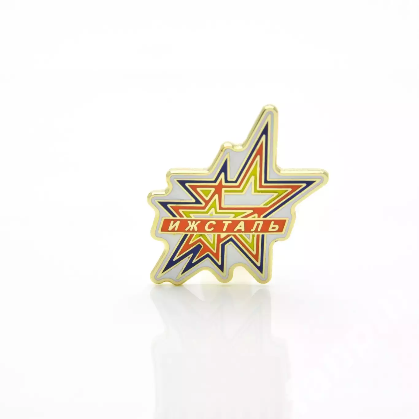 Значок ВХЛ ХК Ижсталь (Ижевск) Эмблема