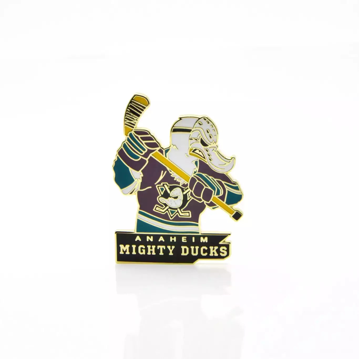 Значок ХК Анахайм Майти Дакс Маскот