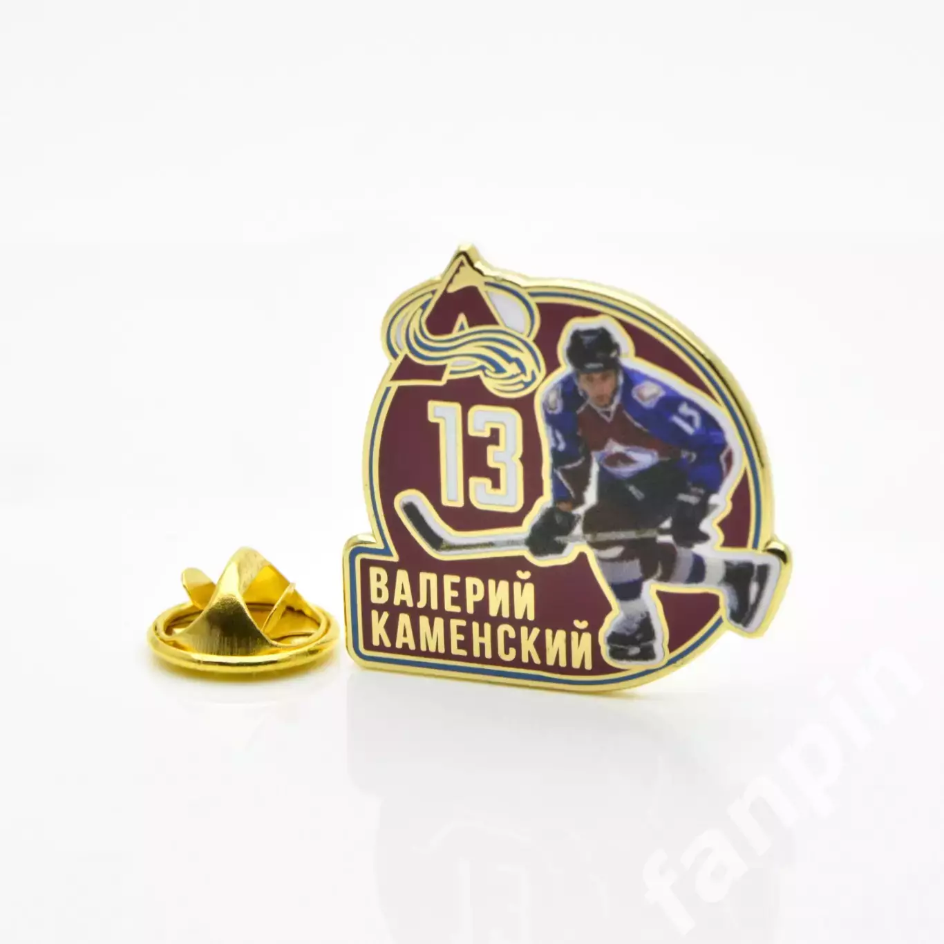 Значок Звезда НХЛ Валерий Каменский №13 1