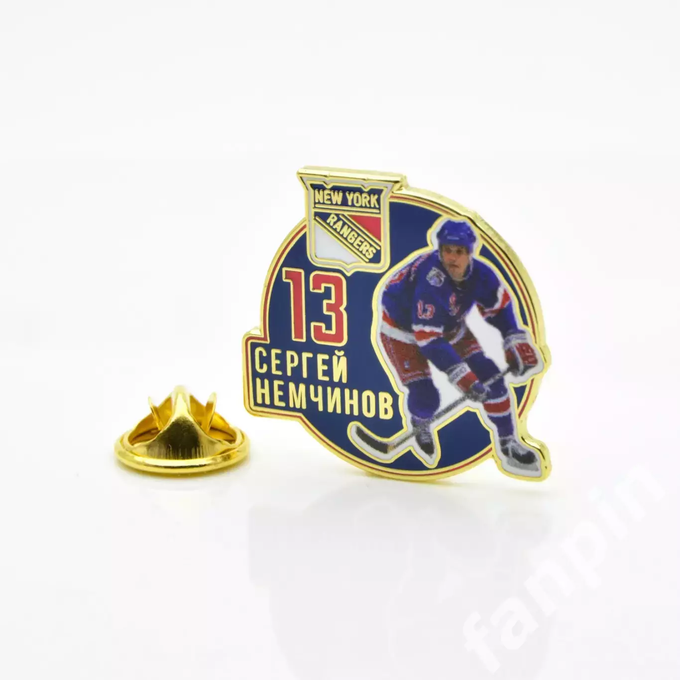 Значок Звезда НХЛ Сергей Немчинов №13 1