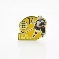 Значок Звезда НХЛ Сергей Самсонов №14