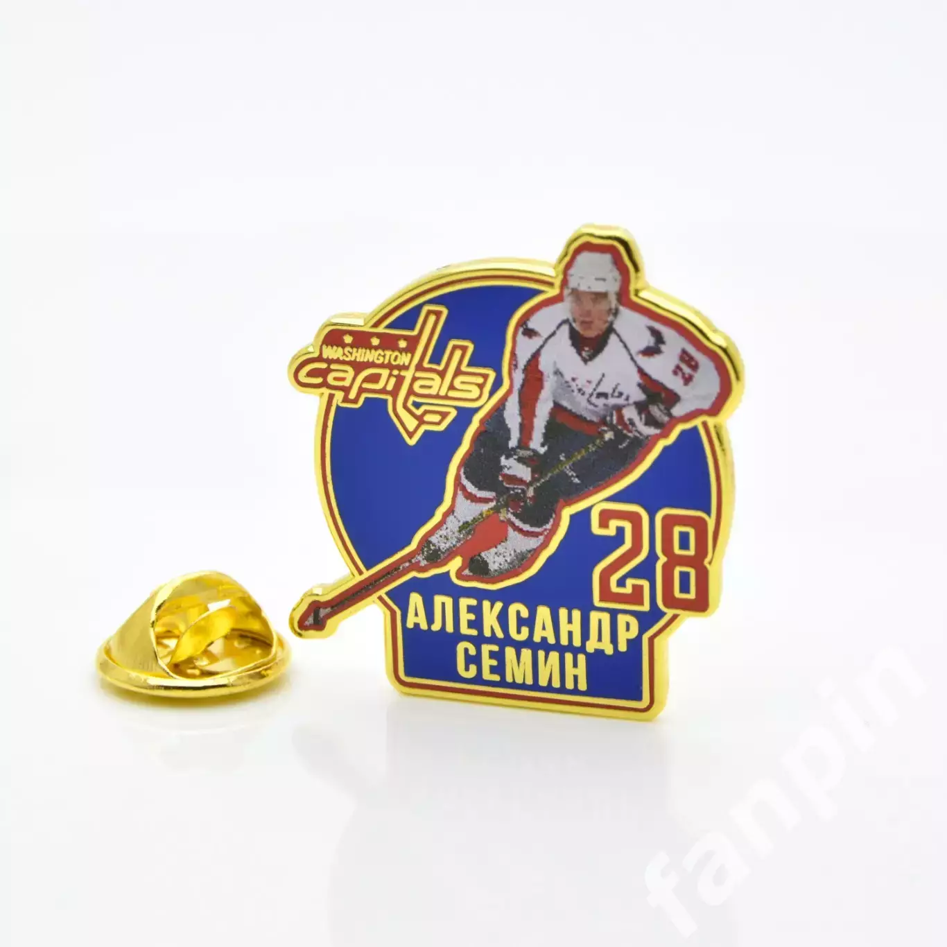 Значок Звезда НХЛ Александр Семин №28 1