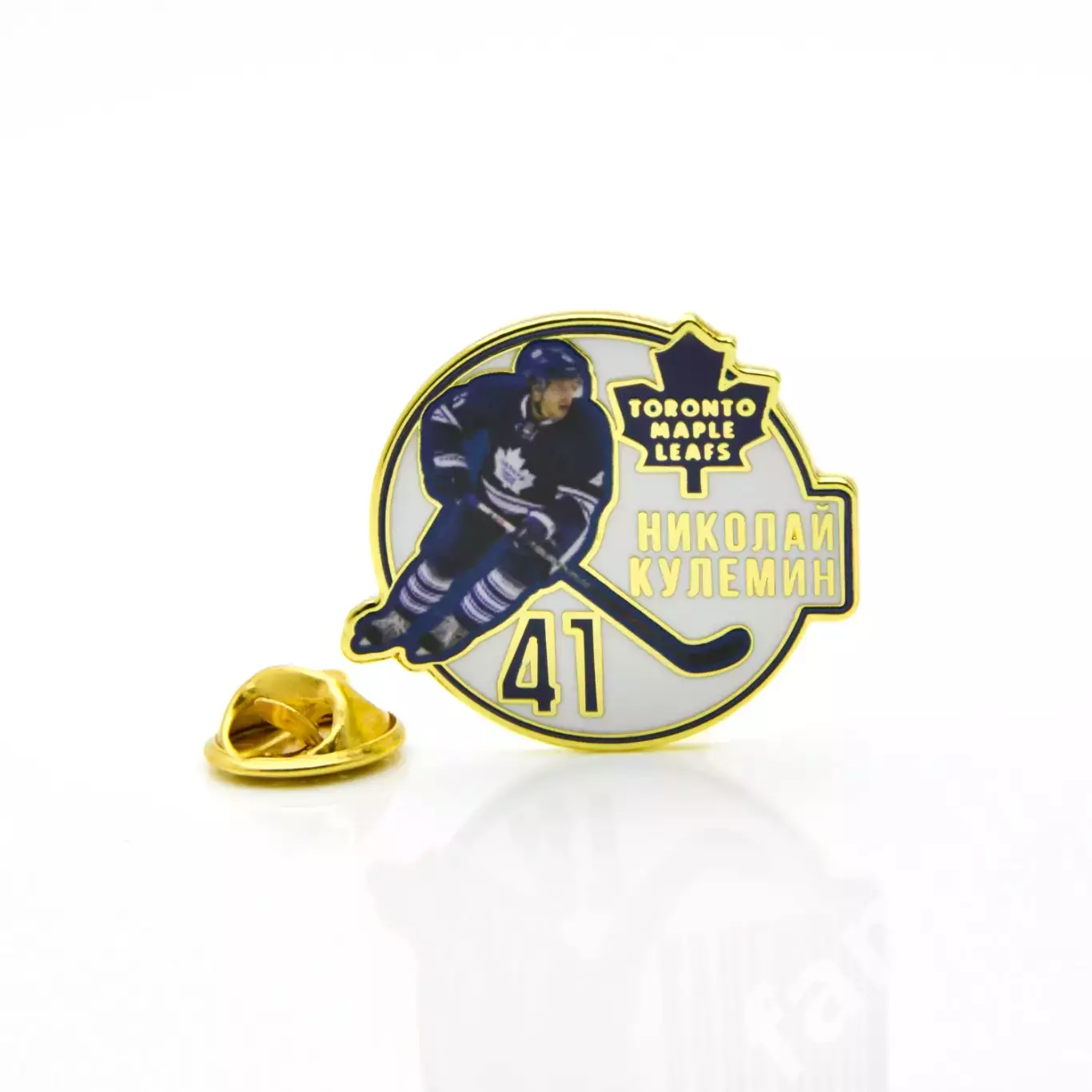 Значок Звезда НХЛ Николай Кулемин №41 1