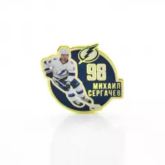 Значок Звезда НХЛ Михаил Сергачев №98