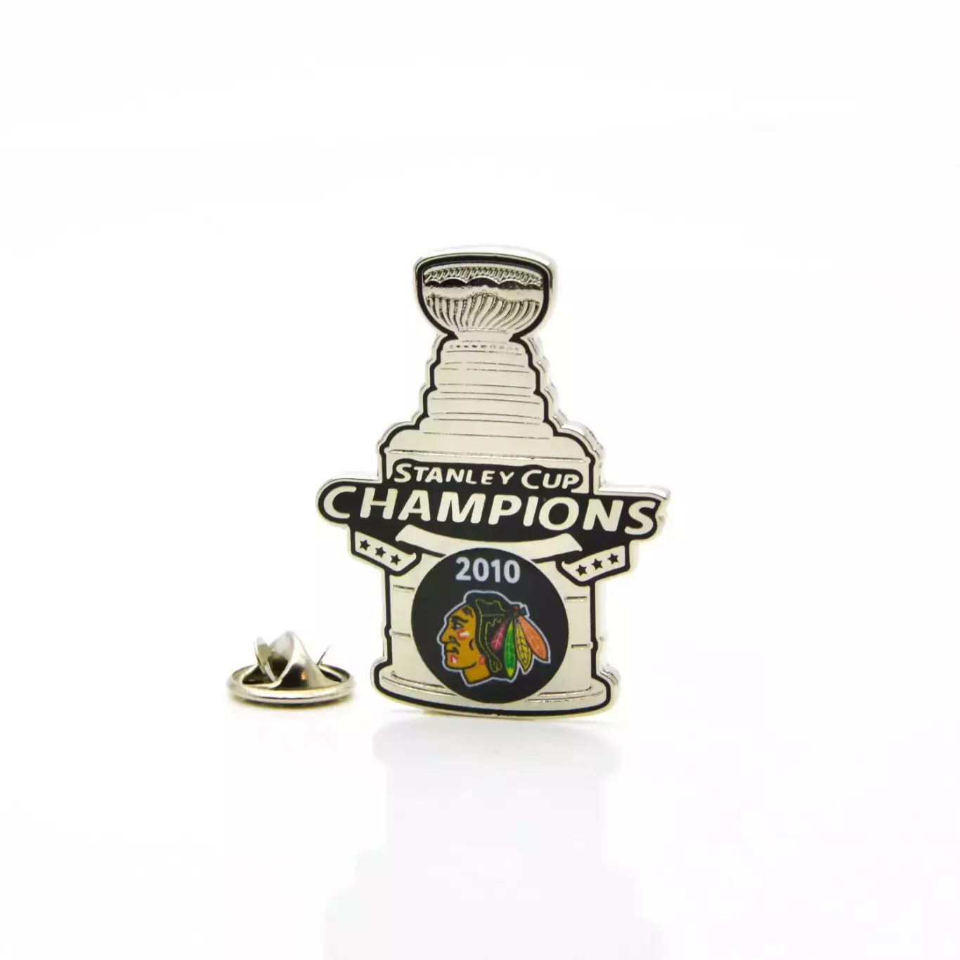 Значок NHL Обладатель кубка Стэнли-2010 ХК Чикаго Блэк Хокс 1
